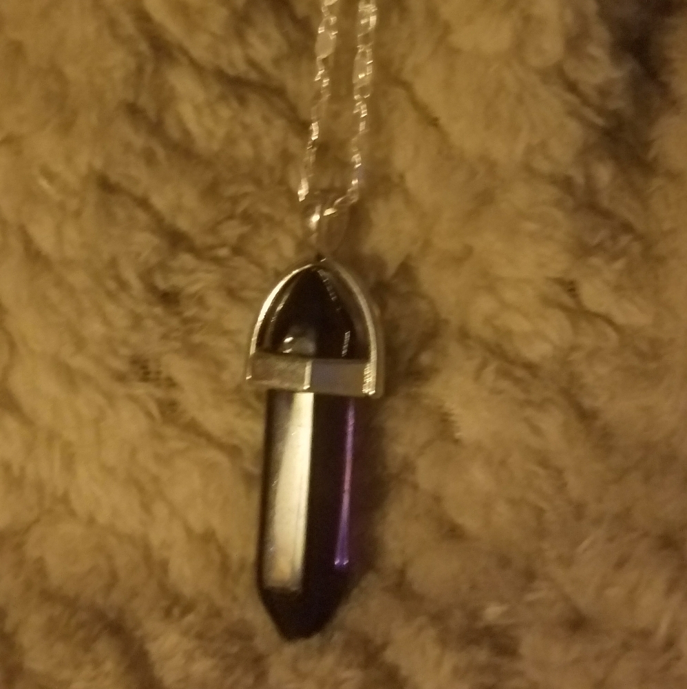 Necklace - purple color